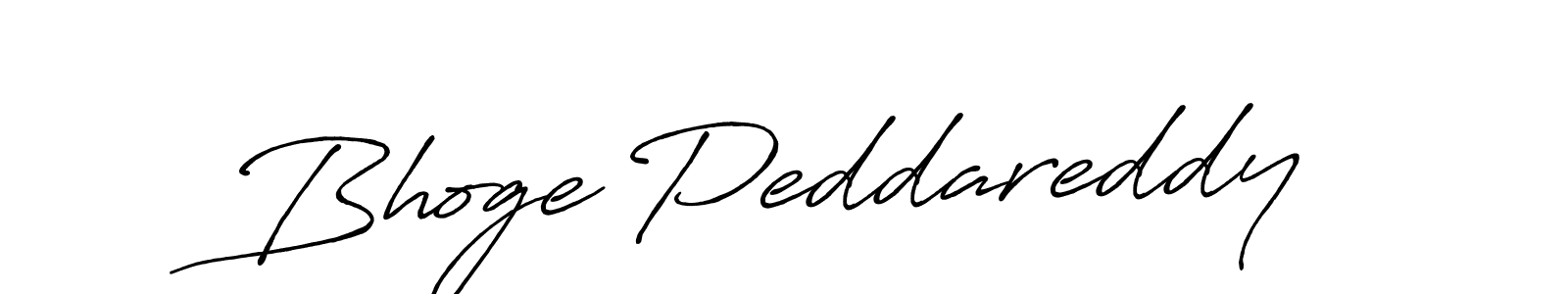 Also we have Bhoge Peddareddy name is the best signature style. Create professional handwritten signature collection using Antro_Vectra_Bolder autograph style. Bhoge Peddareddy signature style 7 images and pictures png