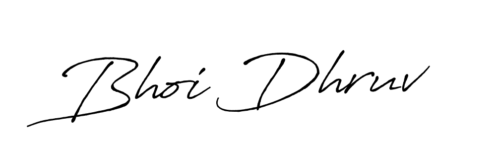 How to Draw Bhoi Dhruv signature style? Antro_Vectra_Bolder is a latest design signature styles for name Bhoi Dhruv. Bhoi Dhruv signature style 7 images and pictures png
