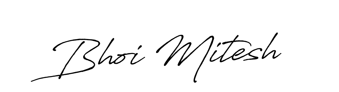 Similarly Antro_Vectra_Bolder is the best handwritten signature design. Signature creator online .You can use it as an online autograph creator for name Bhoi Mitesh. Bhoi Mitesh signature style 7 images and pictures png