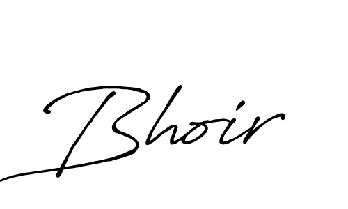 Design your own signature with our free online signature maker. With this signature software, you can create a handwritten (Antro_Vectra_Bolder) signature for name Bhoir. Bhoir signature style 7 images and pictures png