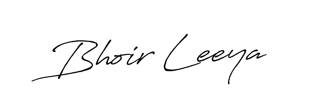 Use a signature maker to create a handwritten signature online. With this signature software, you can design (Antro_Vectra_Bolder) your own signature for name Bhoir Leeya. Bhoir Leeya signature style 7 images and pictures png