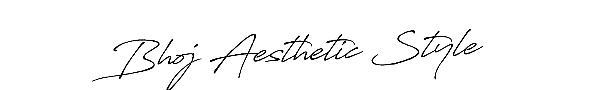 Make a beautiful signature design for name Bhoj Aesthetic Style. Use this online signature maker to create a handwritten signature for free. Bhoj Aesthetic Style signature style 7 images and pictures png