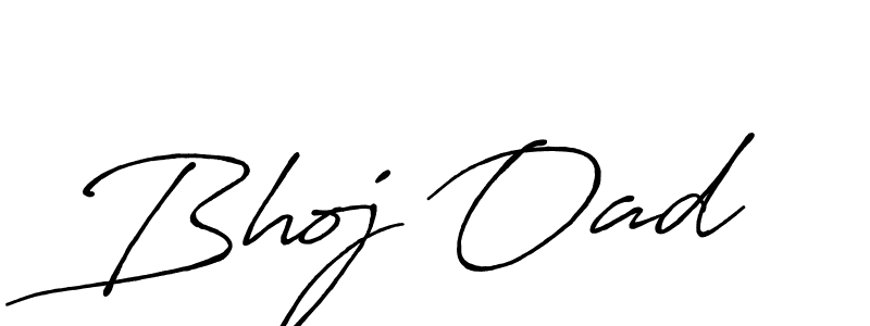 Use a signature maker to create a handwritten signature online. With this signature software, you can design (Antro_Vectra_Bolder) your own signature for name Bhoj Oad. Bhoj Oad signature style 7 images and pictures png