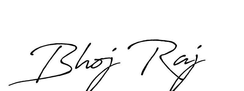 Create a beautiful signature design for name Bhoj Raj. With this signature (Antro_Vectra_Bolder) fonts, you can make a handwritten signature for free. Bhoj Raj signature style 7 images and pictures png