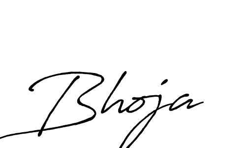 Use a signature maker to create a handwritten signature online. With this signature software, you can design (Antro_Vectra_Bolder) your own signature for name Bhoja. Bhoja signature style 7 images and pictures png