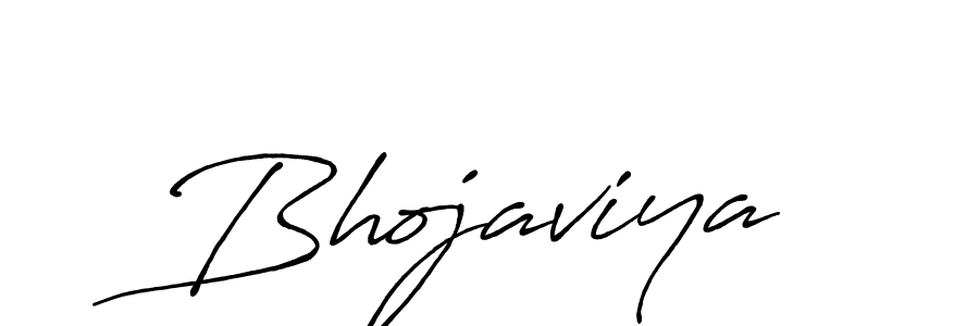 Design your own signature with our free online signature maker. With this signature software, you can create a handwritten (Antro_Vectra_Bolder) signature for name Bhojaviya. Bhojaviya signature style 7 images and pictures png