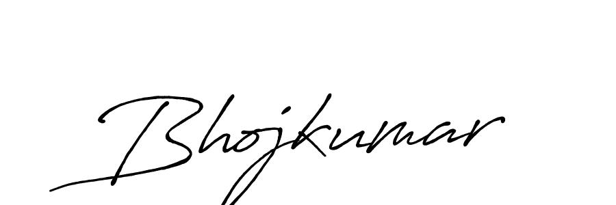 Make a beautiful signature design for name Bhojkumar. With this signature (Antro_Vectra_Bolder) style, you can create a handwritten signature for free. Bhojkumar signature style 7 images and pictures png