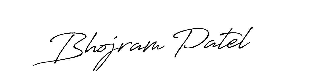 It looks lik you need a new signature style for name Bhojram Patel. Design unique handwritten (Antro_Vectra_Bolder) signature with our free signature maker in just a few clicks. Bhojram Patel signature style 7 images and pictures png