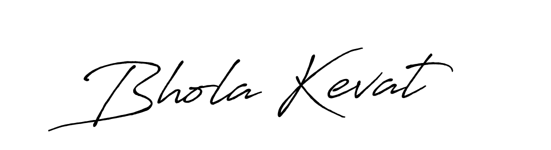 Similarly Antro_Vectra_Bolder is the best handwritten signature design. Signature creator online .You can use it as an online autograph creator for name Bhola Kevat. Bhola Kevat signature style 7 images and pictures png