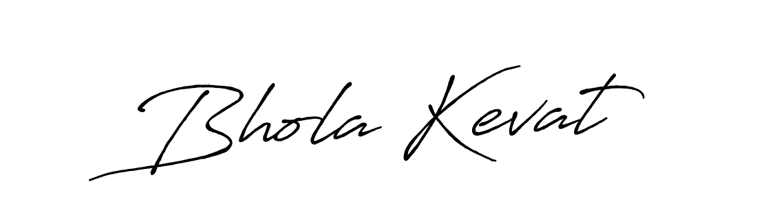 The best way (Antro_Vectra_Bolder) to make a short signature is to pick only two or three words in your name. The name Bhola Kevat include a total of six letters. For converting this name. Bhola Kevat signature style 7 images and pictures png