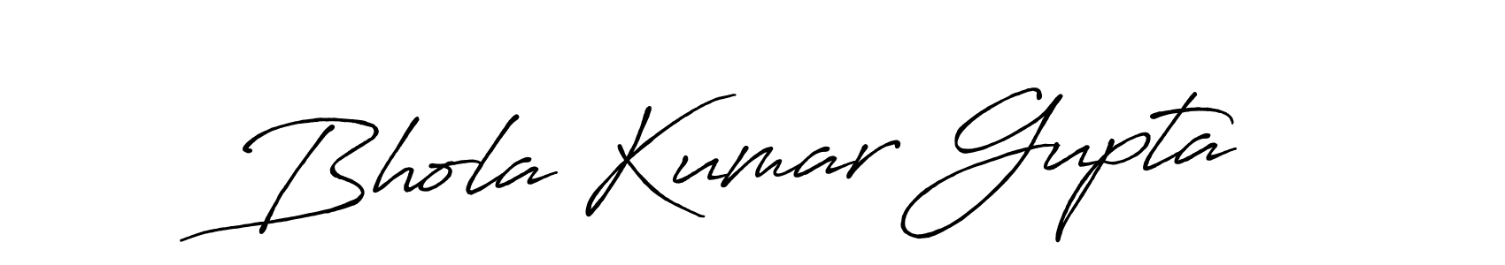 You should practise on your own different ways (Antro_Vectra_Bolder) to write your name (Bhola Kumar Gupta) in signature. don't let someone else do it for you. Bhola Kumar Gupta signature style 7 images and pictures png