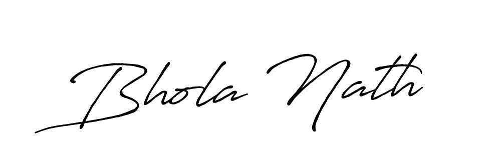 Also You can easily find your signature by using the search form. We will create Bhola Nath name handwritten signature images for you free of cost using Antro_Vectra_Bolder sign style. Bhola Nath signature style 7 images and pictures png