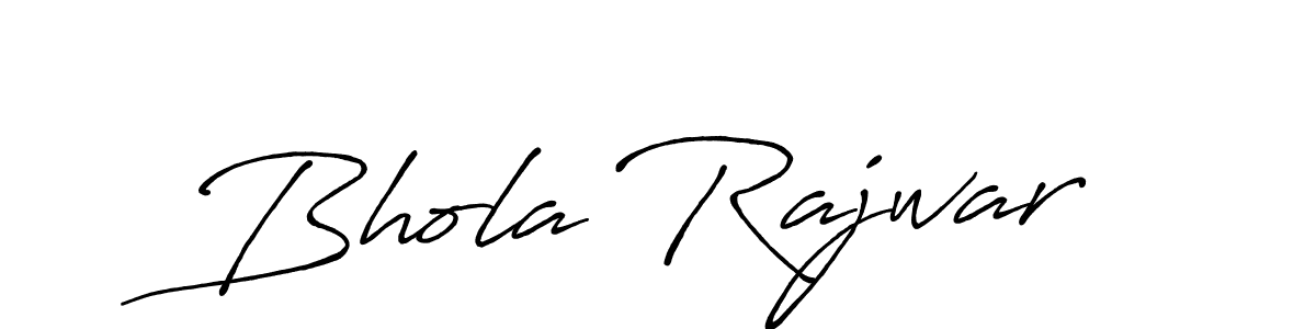 Bhola Rajwar stylish signature style. Best Handwritten Sign (Antro_Vectra_Bolder) for my name. Handwritten Signature Collection Ideas for my name Bhola Rajwar. Bhola Rajwar signature style 7 images and pictures png