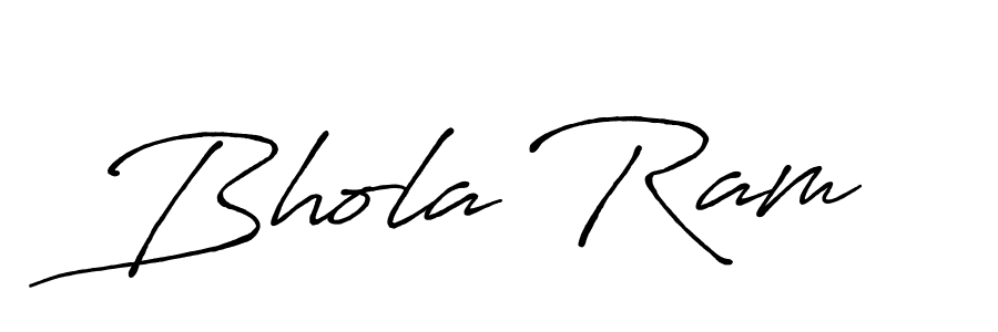 How to make Bhola Ram signature? Antro_Vectra_Bolder is a professional autograph style. Create handwritten signature for Bhola Ram name. Bhola Ram signature style 7 images and pictures png