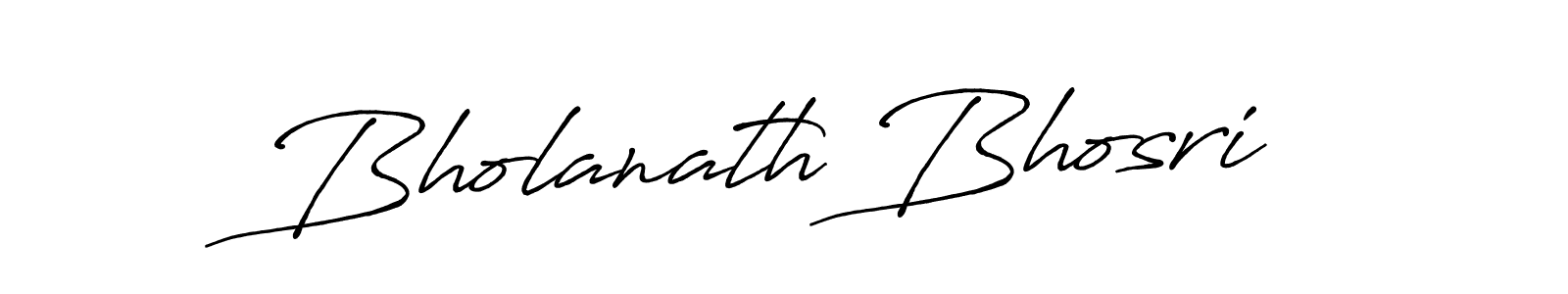Make a beautiful signature design for name Bholanath Bhosri. With this signature (Antro_Vectra_Bolder) style, you can create a handwritten signature for free. Bholanath Bhosri signature style 7 images and pictures png