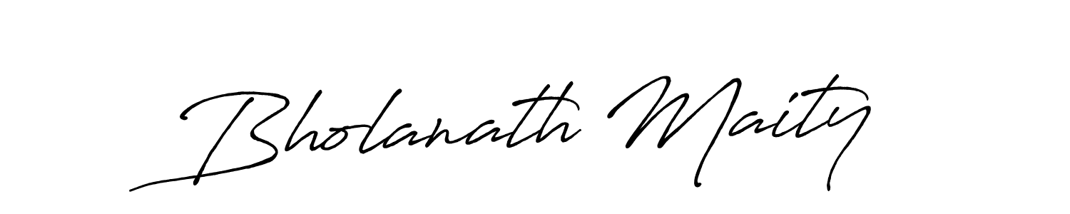 How to make Bholanath Maity signature? Antro_Vectra_Bolder is a professional autograph style. Create handwritten signature for Bholanath Maity name. Bholanath Maity signature style 7 images and pictures png