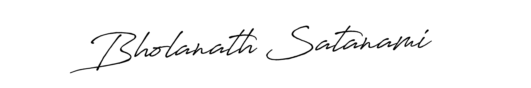 Design your own signature with our free online signature maker. With this signature software, you can create a handwritten (Antro_Vectra_Bolder) signature for name Bholanath Satanami. Bholanath Satanami signature style 7 images and pictures png