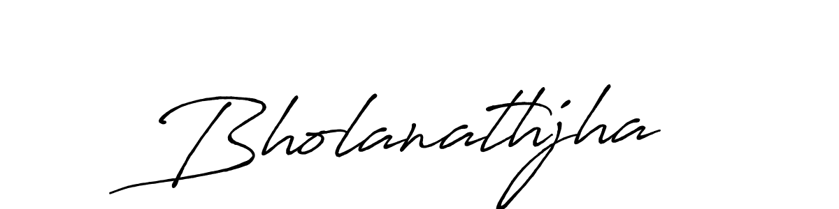 You should practise on your own different ways (Antro_Vectra_Bolder) to write your name (Bholanathjha) in signature. don't let someone else do it for you. Bholanathjha signature style 7 images and pictures png