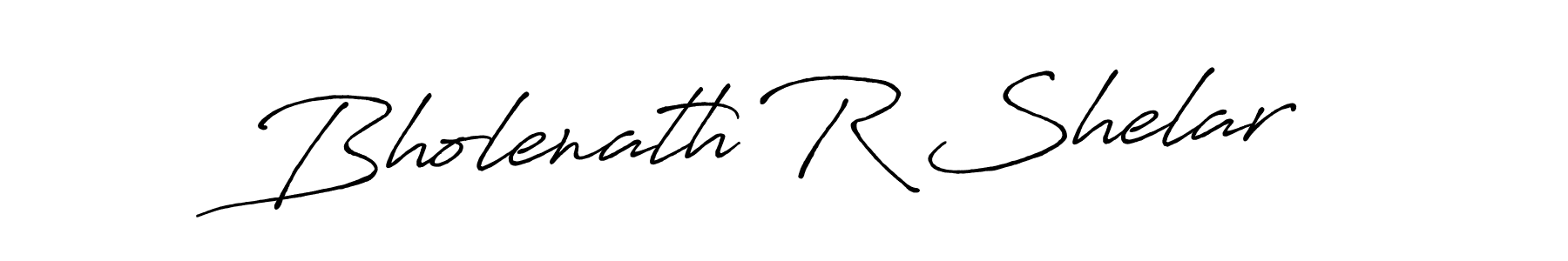 You should practise on your own different ways (Antro_Vectra_Bolder) to write your name (Bholenath R Shelar) in signature. don't let someone else do it for you. Bholenath R Shelar signature style 7 images and pictures png