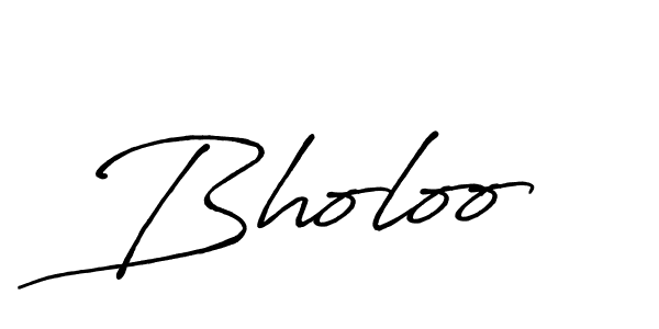 Bholoo stylish signature style. Best Handwritten Sign (Antro_Vectra_Bolder) for my name. Handwritten Signature Collection Ideas for my name Bholoo. Bholoo signature style 7 images and pictures png