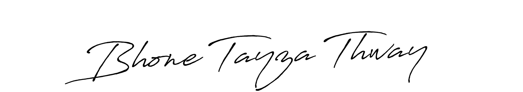 This is the best signature style for the Bhone Tayza Thway name. Also you like these signature font (Antro_Vectra_Bolder). Mix name signature. Bhone Tayza Thway signature style 7 images and pictures png