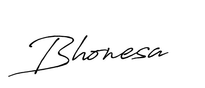 How to make Bhonesa name signature. Use Antro_Vectra_Bolder style for creating short signs online. This is the latest handwritten sign. Bhonesa signature style 7 images and pictures png