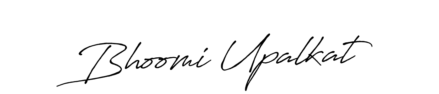 Use a signature maker to create a handwritten signature online. With this signature software, you can design (Antro_Vectra_Bolder) your own signature for name Bhoomi Upalkat. Bhoomi Upalkat signature style 7 images and pictures png