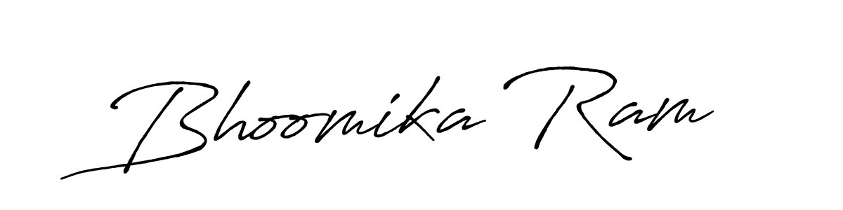 Similarly Antro_Vectra_Bolder is the best handwritten signature design. Signature creator online .You can use it as an online autograph creator for name Bhoomika Ram. Bhoomika Ram signature style 7 images and pictures png