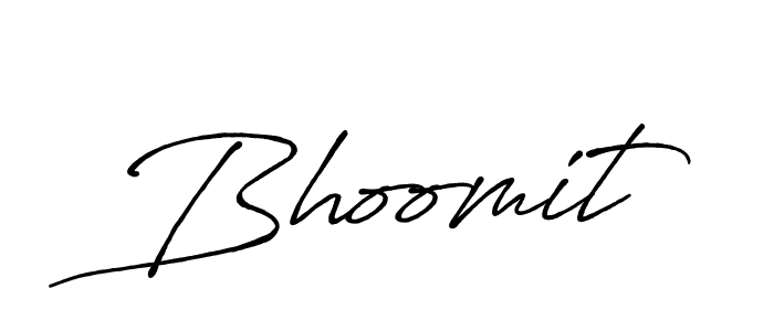 Design your own signature with our free online signature maker. With this signature software, you can create a handwritten (Antro_Vectra_Bolder) signature for name Bhoomit. Bhoomit signature style 7 images and pictures png