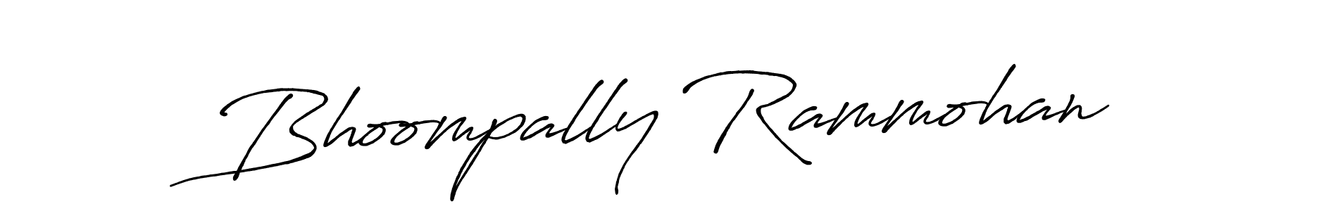 Make a short Bhoompally Rammohan signature style. Manage your documents anywhere anytime using Antro_Vectra_Bolder. Create and add eSignatures, submit forms, share and send files easily. Bhoompally Rammohan signature style 7 images and pictures png