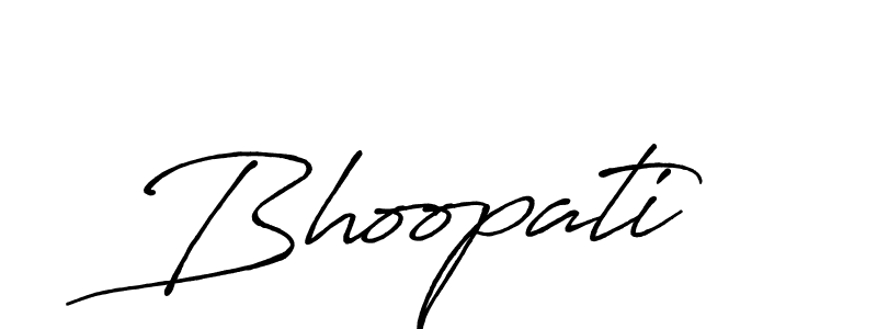 How to make Bhoopati signature? Antro_Vectra_Bolder is a professional autograph style. Create handwritten signature for Bhoopati name. Bhoopati signature style 7 images and pictures png