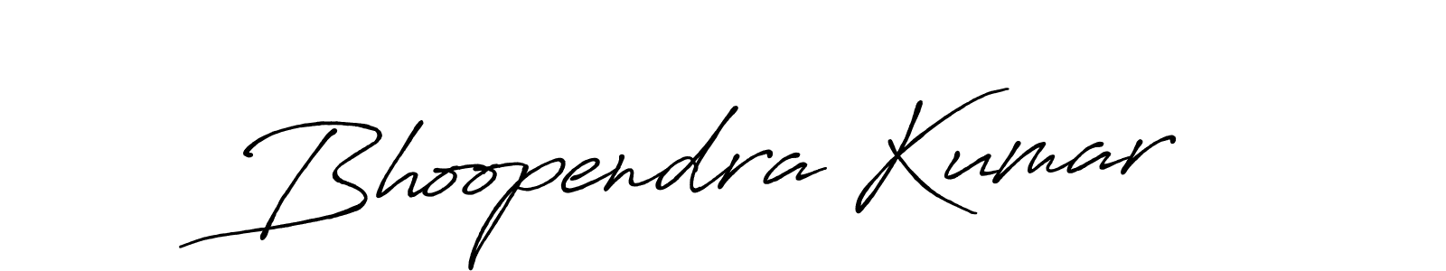 Create a beautiful signature design for name Bhoopendra Kumar. With this signature (Antro_Vectra_Bolder) fonts, you can make a handwritten signature for free. Bhoopendra Kumar signature style 7 images and pictures png