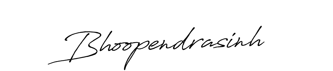 Use a signature maker to create a handwritten signature online. With this signature software, you can design (Antro_Vectra_Bolder) your own signature for name Bhoopendrasinh. Bhoopendrasinh signature style 7 images and pictures png