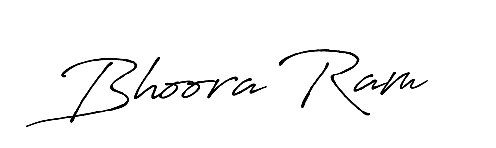 How to make Bhoora Ram name signature. Use Antro_Vectra_Bolder style for creating short signs online. This is the latest handwritten sign. Bhoora Ram signature style 7 images and pictures png