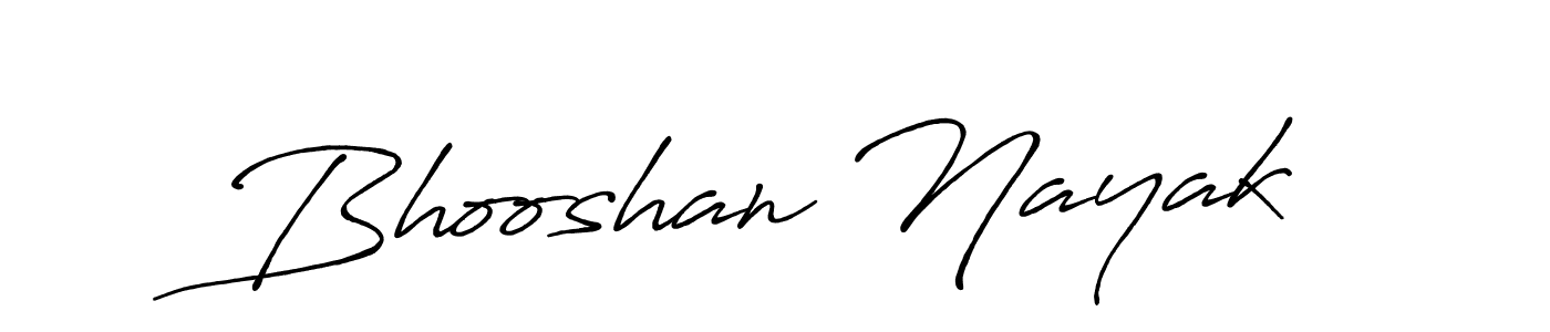 The best way (Antro_Vectra_Bolder) to make a short signature is to pick only two or three words in your name. The name Bhooshan Nayak include a total of six letters. For converting this name. Bhooshan Nayak signature style 7 images and pictures png