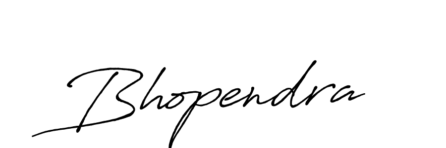 How to make Bhopendra signature? Antro_Vectra_Bolder is a professional autograph style. Create handwritten signature for Bhopendra name. Bhopendra signature style 7 images and pictures png
