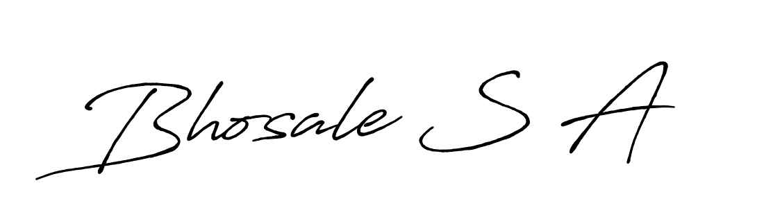 Also You can easily find your signature by using the search form. We will create Bhosale S A name handwritten signature images for you free of cost using Antro_Vectra_Bolder sign style. Bhosale S A signature style 7 images and pictures png