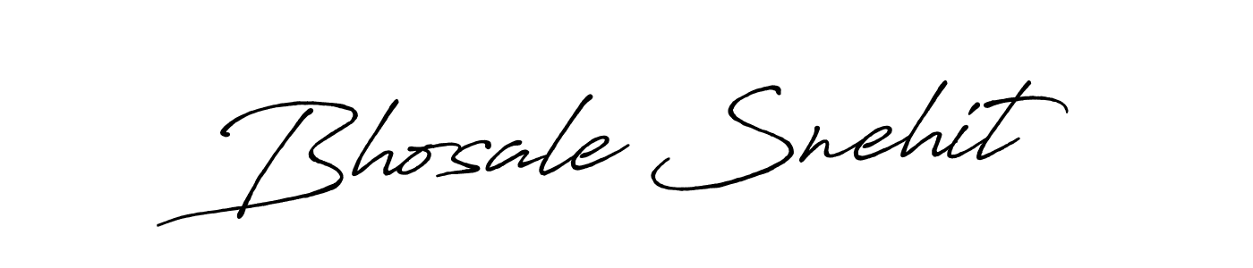 Antro_Vectra_Bolder is a professional signature style that is perfect for those who want to add a touch of class to their signature. It is also a great choice for those who want to make their signature more unique. Get Bhosale Snehit name to fancy signature for free. Bhosale Snehit signature style 7 images and pictures png
