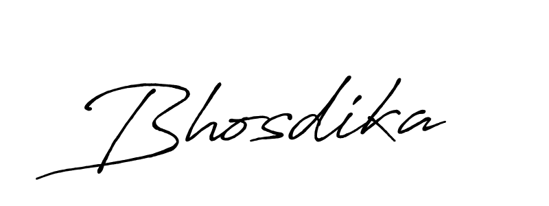 The best way (Antro_Vectra_Bolder) to make a short signature is to pick only two or three words in your name. The name Bhosdika include a total of six letters. For converting this name. Bhosdika signature style 7 images and pictures png