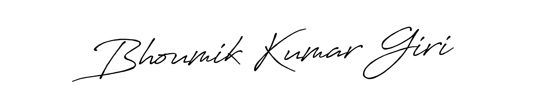 The best way (Antro_Vectra_Bolder) to make a short signature is to pick only two or three words in your name. The name Bhoumik Kumar Giri include a total of six letters. For converting this name. Bhoumik Kumar Giri signature style 7 images and pictures png