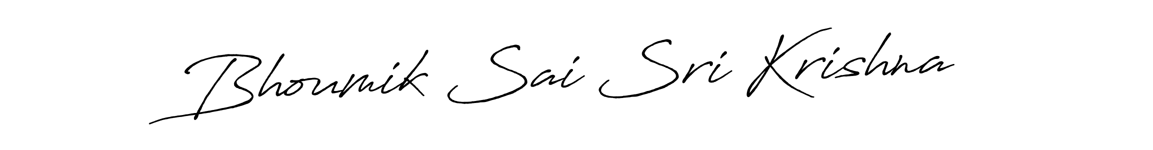 Also we have Bhoumik Sai Sri Krishna name is the best signature style. Create professional handwritten signature collection using Antro_Vectra_Bolder autograph style. Bhoumik Sai Sri Krishna signature style 7 images and pictures png