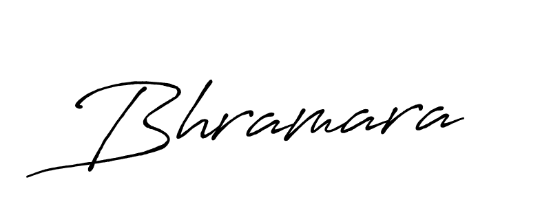 Use a signature maker to create a handwritten signature online. With this signature software, you can design (Antro_Vectra_Bolder) your own signature for name Bhramara. Bhramara signature style 7 images and pictures png