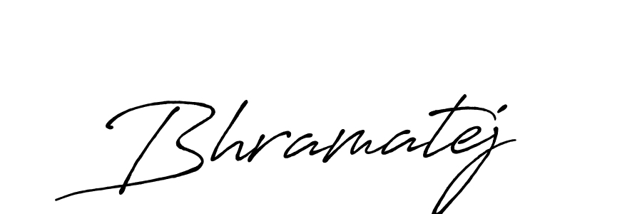 How to make Bhramatej name signature. Use Antro_Vectra_Bolder style for creating short signs online. This is the latest handwritten sign. Bhramatej signature style 7 images and pictures png