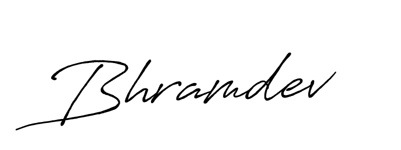 You should practise on your own different ways (Antro_Vectra_Bolder) to write your name (Bhramdev) in signature. don't let someone else do it for you. Bhramdev signature style 7 images and pictures png