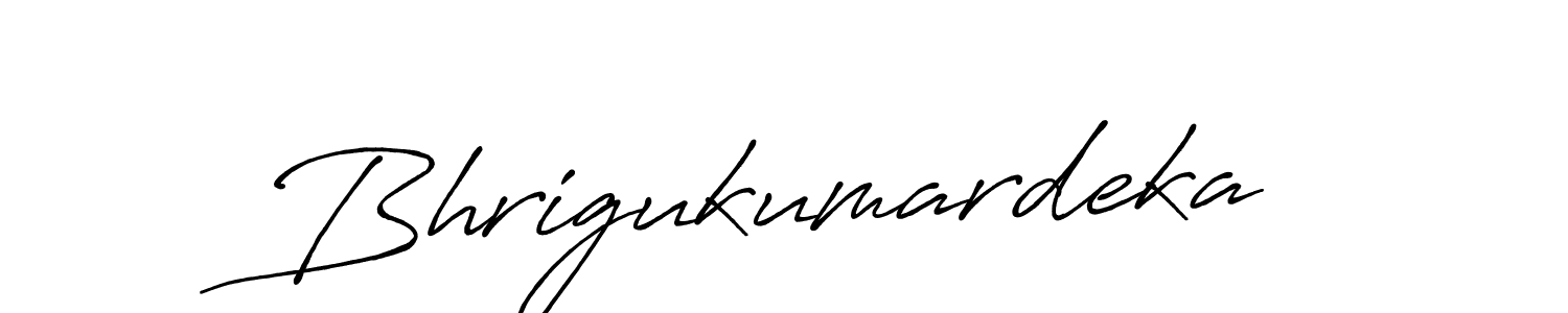 Use a signature maker to create a handwritten signature online. With this signature software, you can design (Antro_Vectra_Bolder) your own signature for name Bhrigukumardeka. Bhrigukumardeka signature style 7 images and pictures png