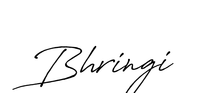 Bhringi stylish signature style. Best Handwritten Sign (Antro_Vectra_Bolder) for my name. Handwritten Signature Collection Ideas for my name Bhringi. Bhringi signature style 7 images and pictures png