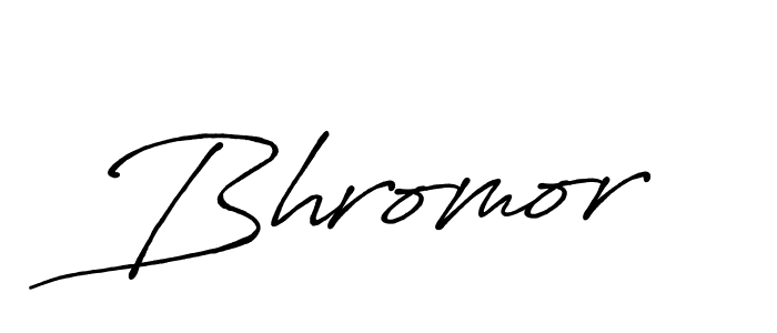 Make a beautiful signature design for name Bhromor. With this signature (Antro_Vectra_Bolder) style, you can create a handwritten signature for free. Bhromor signature style 7 images and pictures png
