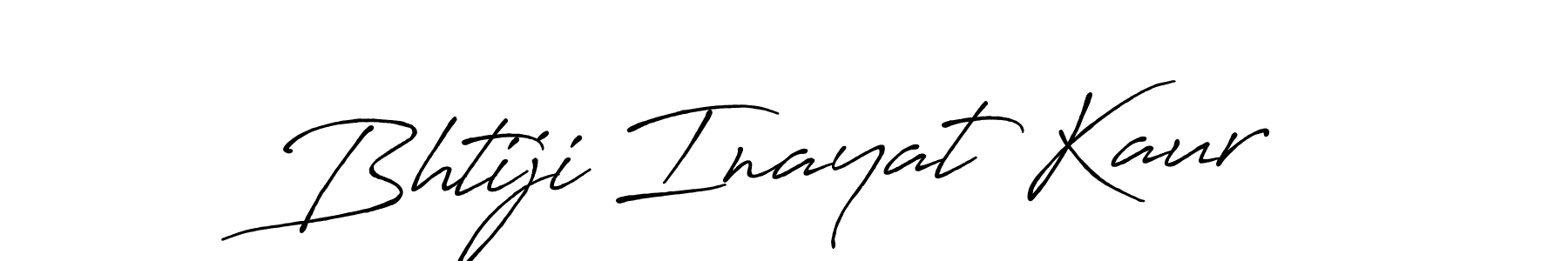 Also You can easily find your signature by using the search form. We will create Bhtiji Inayat Kaur name handwritten signature images for you free of cost using Antro_Vectra_Bolder sign style. Bhtiji Inayat Kaur signature style 7 images and pictures png