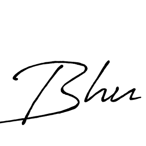 Antro_Vectra_Bolder is a professional signature style that is perfect for those who want to add a touch of class to their signature. It is also a great choice for those who want to make their signature more unique. Get Bhu name to fancy signature for free. Bhu signature style 7 images and pictures png