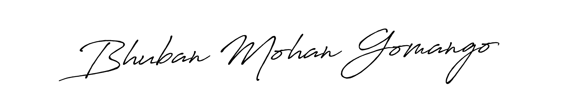 Also we have Bhuban Mohan Gomango name is the best signature style. Create professional handwritten signature collection using Antro_Vectra_Bolder autograph style. Bhuban Mohan Gomango signature style 7 images and pictures png